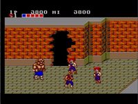 une photo d'Ã©cran de Double Dragon sur Sega Master System